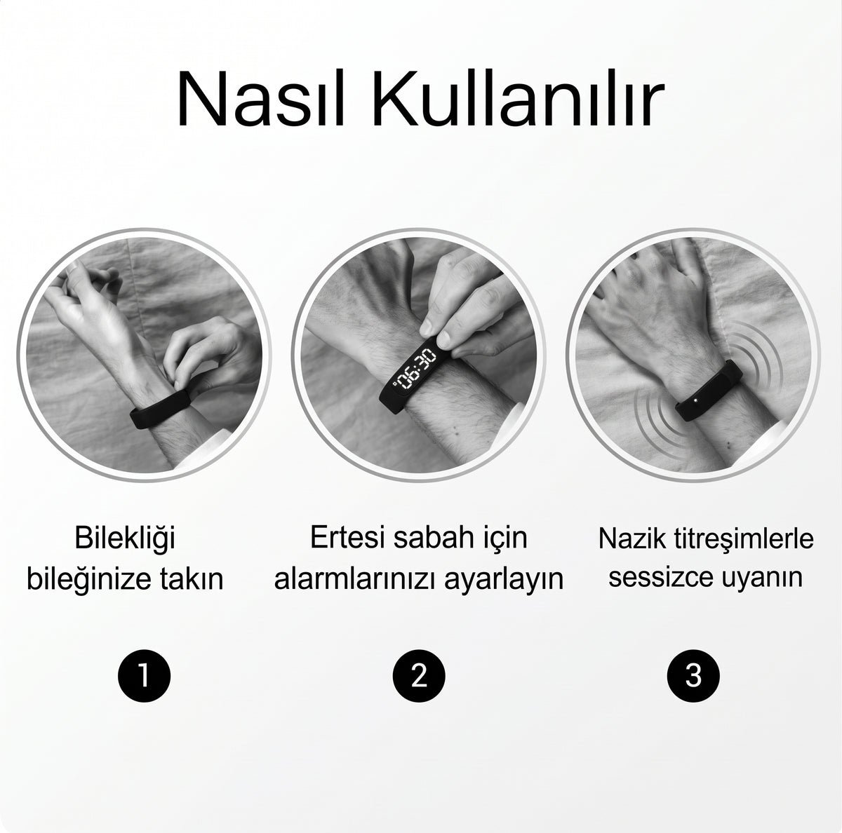 Titreşimli Akıllı Bileklik