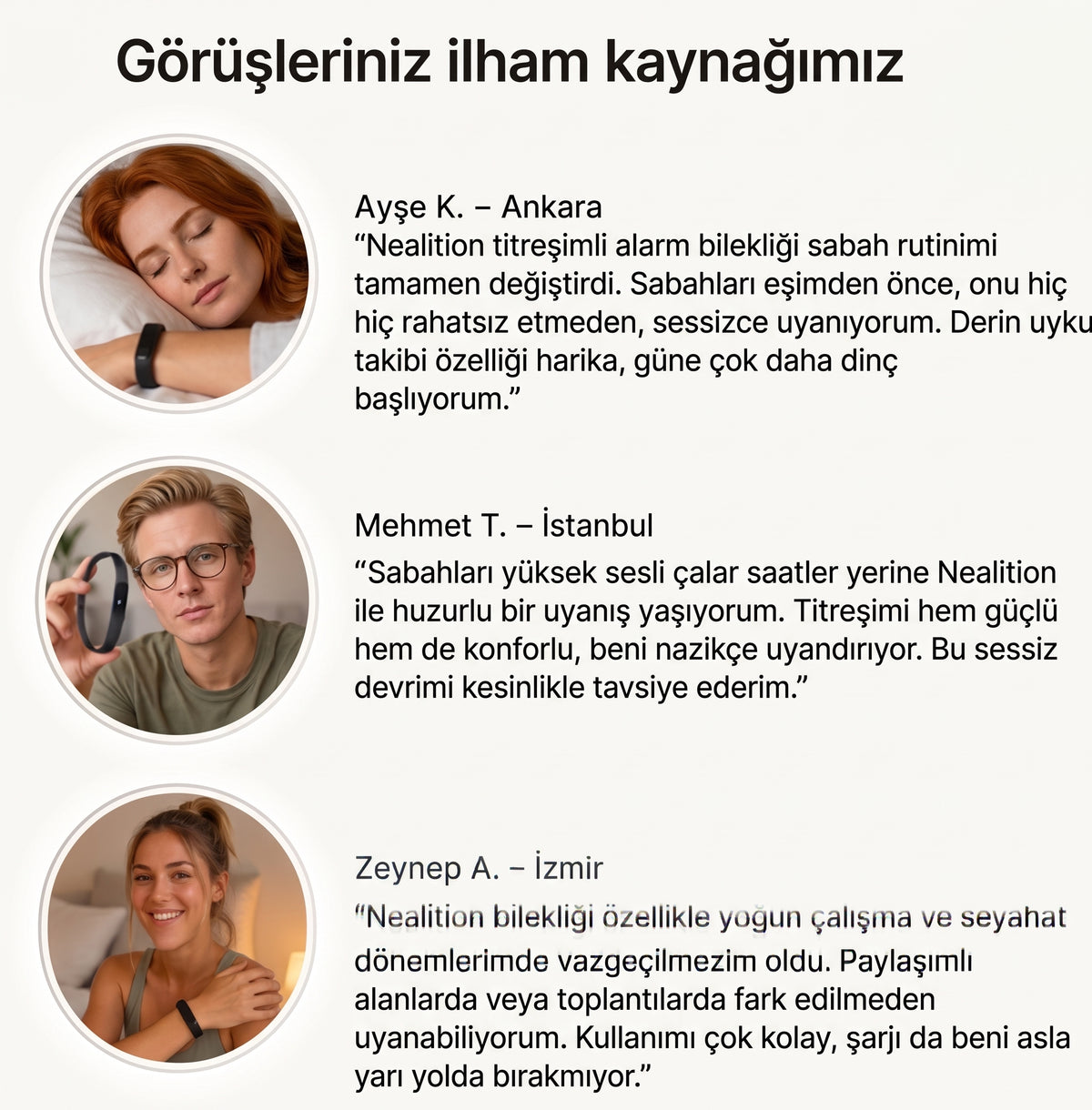 Titreşimli Akıllı Bileklik